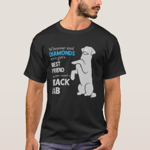 Camiseta El Laboratorio Negro Quien Dijo Que Los Diamantes