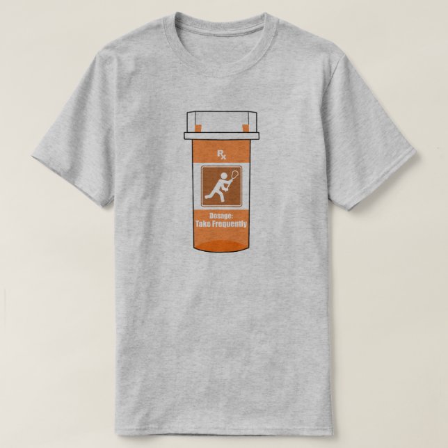 Camiseta El Lacrosse Es Mi Droga (Diseño del anverso)