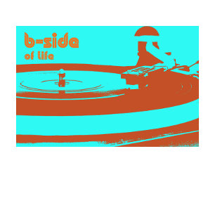 Camiseta El lado B de los registros de vinilo de la vida