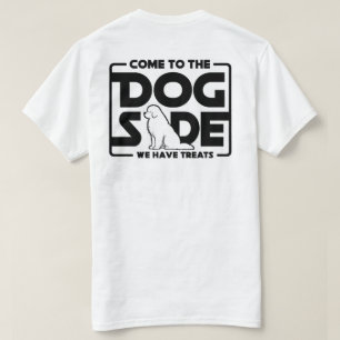 Camiseta El lado del perro (logotipo negro)
