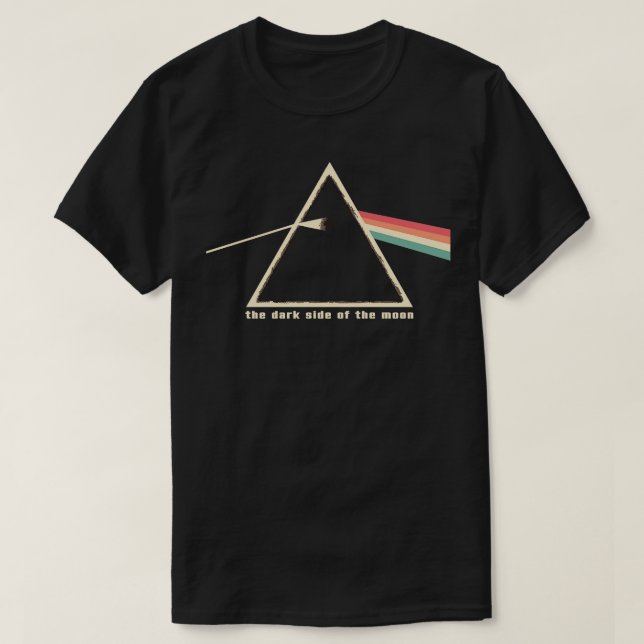Camiseta El lado oscuro de la luna (Diseño del anverso)