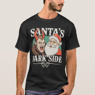Camiseta El lado oscuro de Santa Krampus Krampusnacht Navid