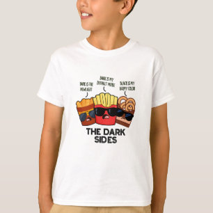 Camiseta El lado oscuro del divertido bollo de comida rápid