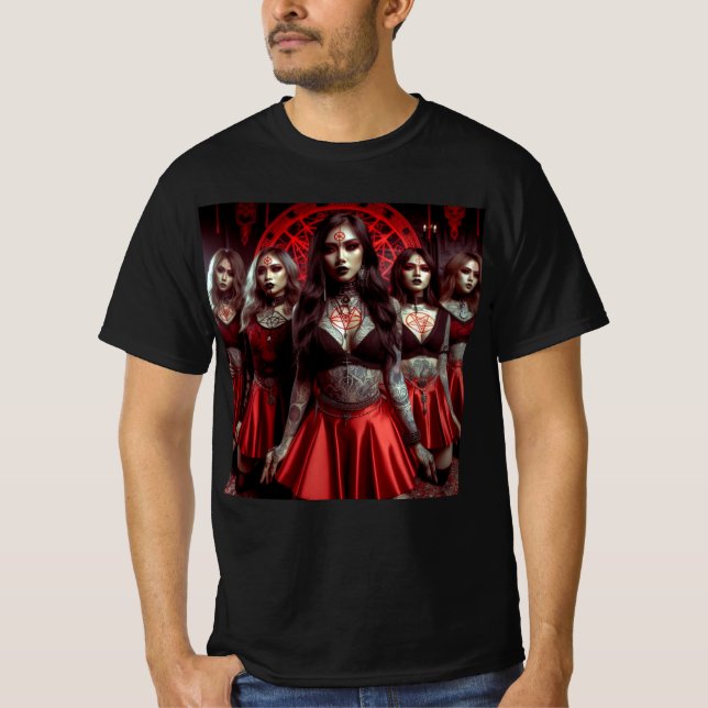 Camiseta El Lado Oscuro: Mujeres Poseídas por Satanás (Anverso)
