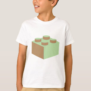 Camiseta el ladrillo 2x2 cerca modifica mi Minifig para