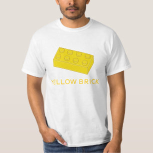 Camiseta El ladrillo amarillo cerca modifica mi Minifig