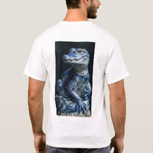 Camiseta El lagarto albino totalmente cubierto en la tradic