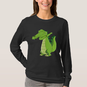 Camiseta El lagarto bailarino Funny Dabbing Alligator