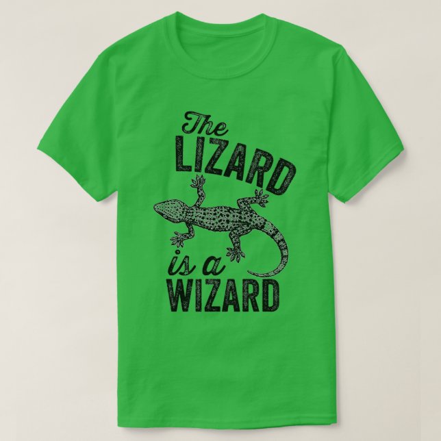 Camiseta El lagarto es un mago (Diseño del anverso)