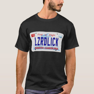 Camiseta El lagarto lame - la placa del NC