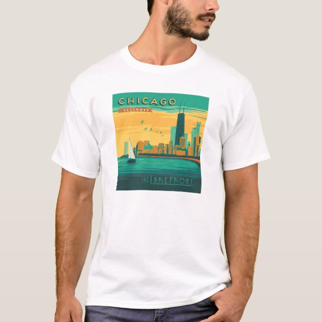 Camiseta El Lago | Chicago, Illinois (Anverso)