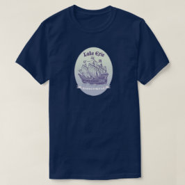 Camiseta El lago ErieTall para tiendas de Novedad de viajes