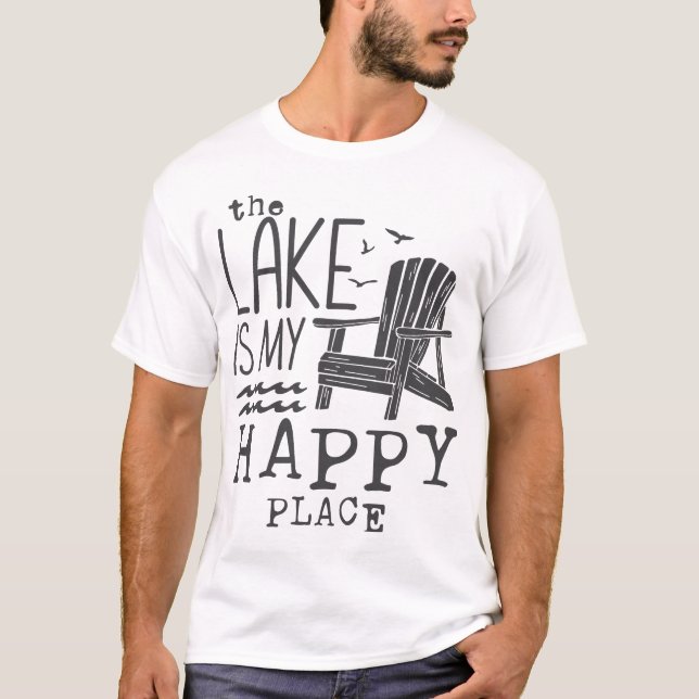 Camiseta El Lago Es Mi Lugar Feliz (Anverso)