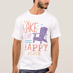 Camiseta El Lago Es Mi Lugar Feliz