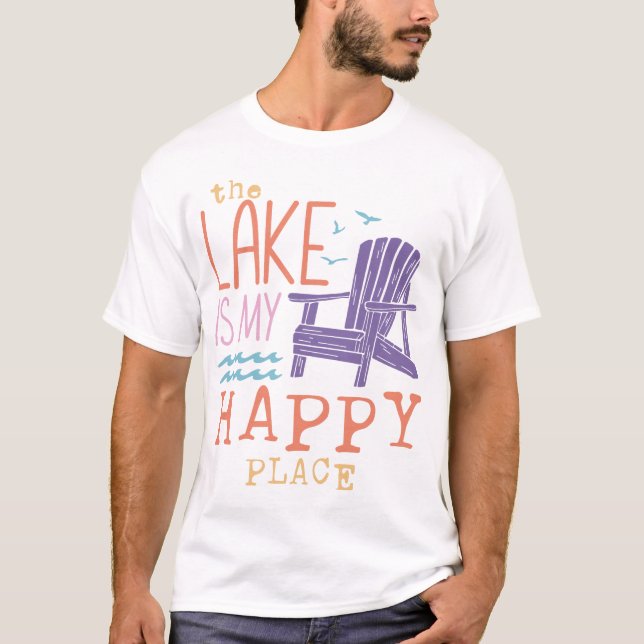 Camiseta El Lago Es Mi Lugar Feliz (Anverso)