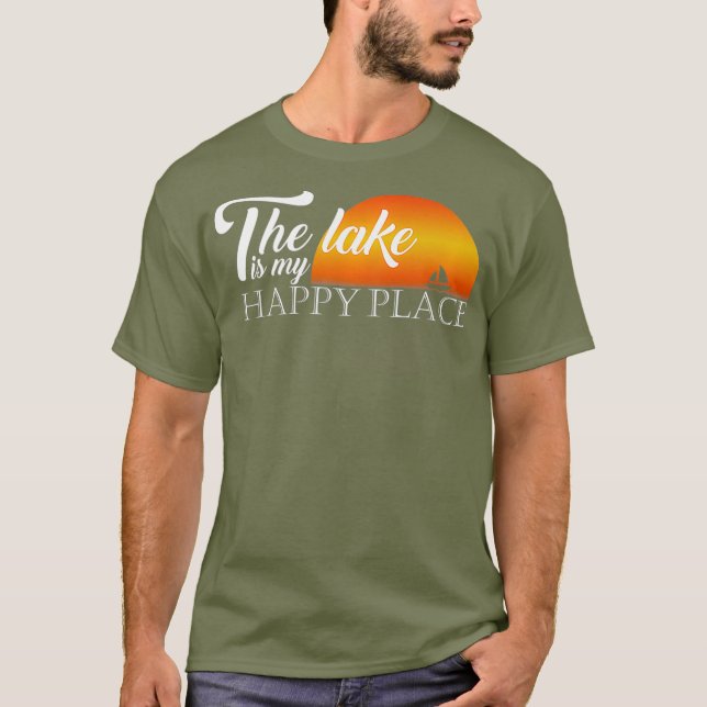Camiseta El lago es mi lugar feliz Rafting (Anverso)