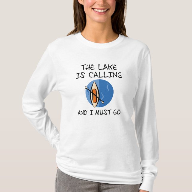 Camiseta El lago llama (Anverso)