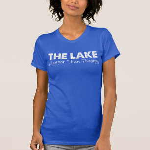 Camiseta El lago más barato que la terapia (OSCURO)