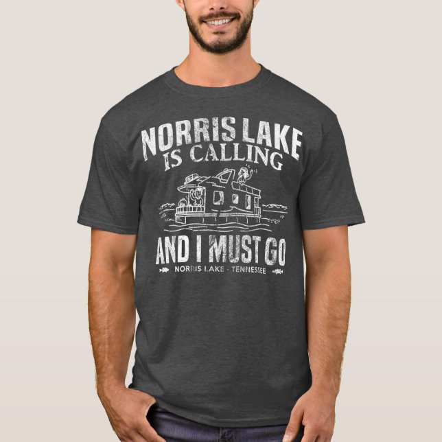 Camiseta El Lago Norris Llama A La Casa De Tennessee (Anverso)