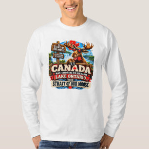 Camiseta El lago Ontario es ahora el estrecho de nuestro al