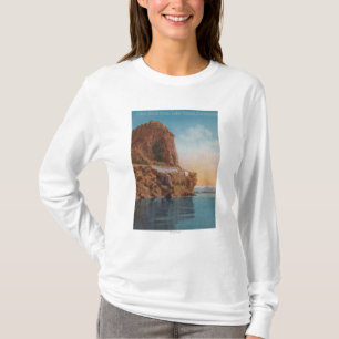 Camiseta El lago Tahoe, CA - roca de la cueva de la opinión
