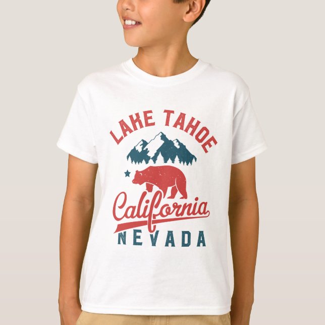 Camiseta El lago Tahoe California Nevada (Anverso)