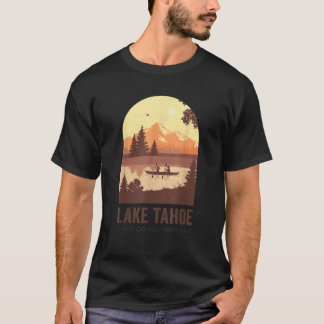 Camiseta El lago Tahoe California Nevada en verano Kayak