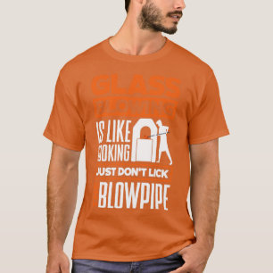 Camiseta El Lámpara De Glaseo Que Se Hace De Vidrio Es Como