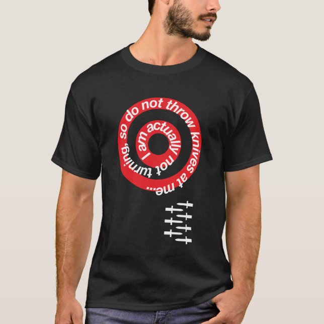 Camiseta El lanzar del cuchillo (Anverso)
