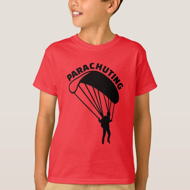 Camiseta El lanzarse en paracaídas (Anverso)