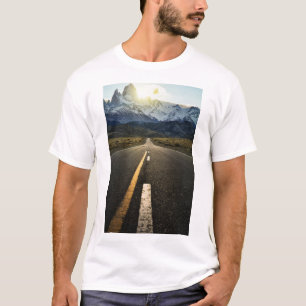 Camiseta El largo camino a la montaña de Fitzroy - Ruta 40