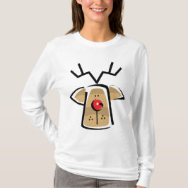 Camiseta El largo de las mujeres del navidad envuelto