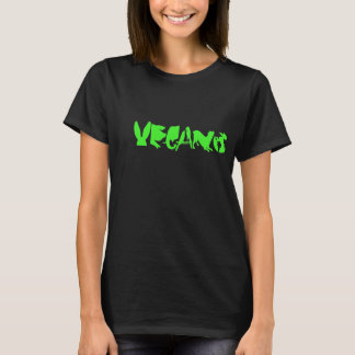 CAMISETA EL LARGO TEE OSCURO DE LAS MUJERES DE VEGANO GRN