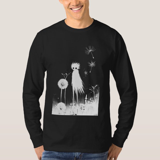 Camiseta El largo y silencioso descenso (Anverso)