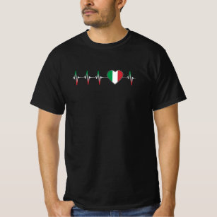 Camiseta El latido del corazón italiano me encanta Italia B