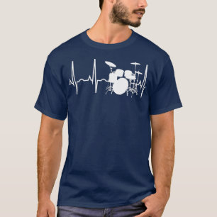 Camiseta El latido del tambor para los percusionistas percu