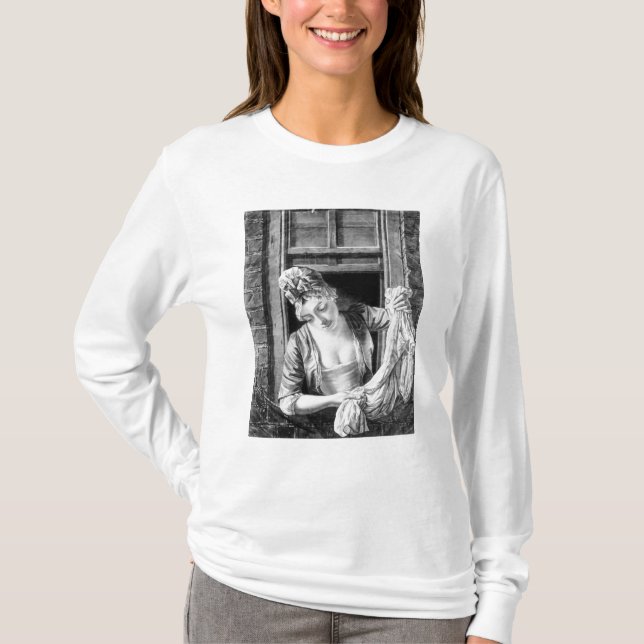 Camiseta El lavarse que saca de la mujer (Anverso)