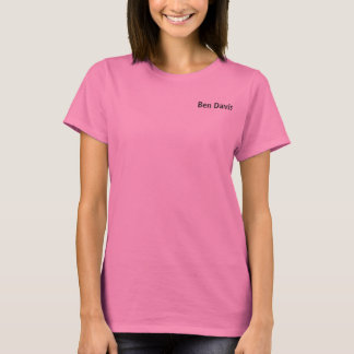 Camiseta El lazo del rosa de las mujeres/de los chicas
