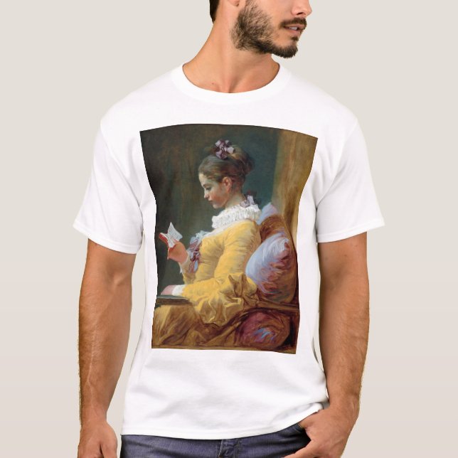 Camiseta El lector, Fragonard (Anverso)