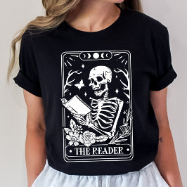 Camiseta El lector Tarot Skeleton