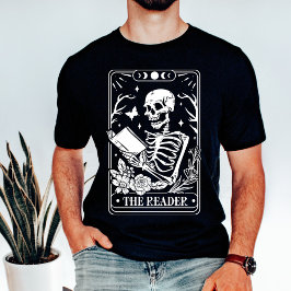 Camiseta El lector Tarot Skeleton