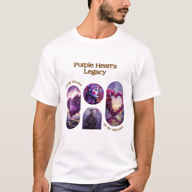 Camiseta El legado del Corazón Púrpura (Anverso)