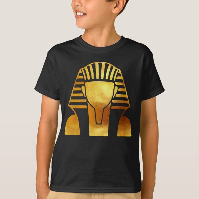 Camiseta El legado del faraón dorado: máscara egipcia (Anverso)