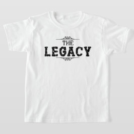 Camiseta El Legado Día del Padre Unisex Niños Blanco
