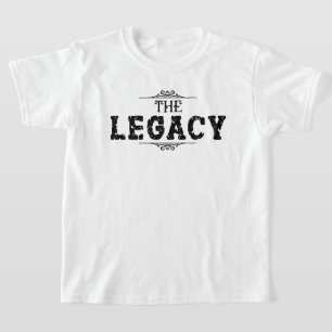 Camiseta El Legado Día del Padre Unisex Niños Blanco
