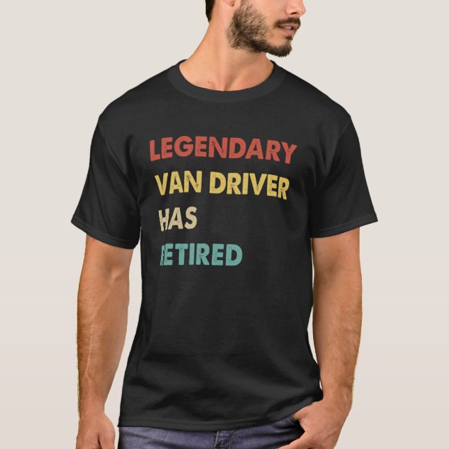 Camiseta El legendario camionero se ha retirado (Anverso)