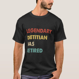 Camiseta El legendario dietista se ha retirado