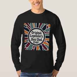 Camiseta El legendario mejor papá jamás padre día completo