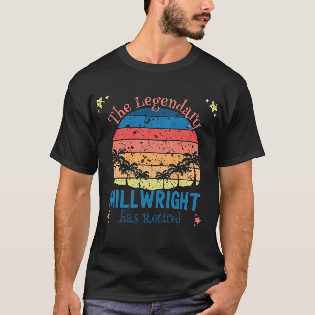 Camiseta El legendario Millwright se ha retirado (Anverso)