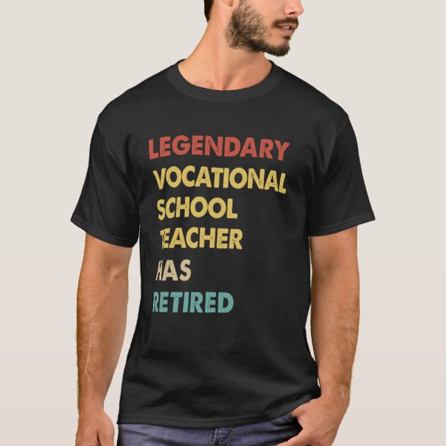 Camiseta El legendario profesor de escuela profesional se h (Anverso)